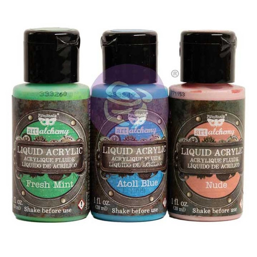Finnabair Art Alchemy Liquid Acrylic Set-Dreamy - 5A002GGG-1GJ01
