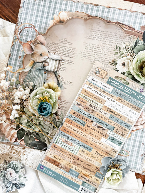 The Home Baker Chipboard Stickers-49/Pkg - 5A002GH6-1GJ0D