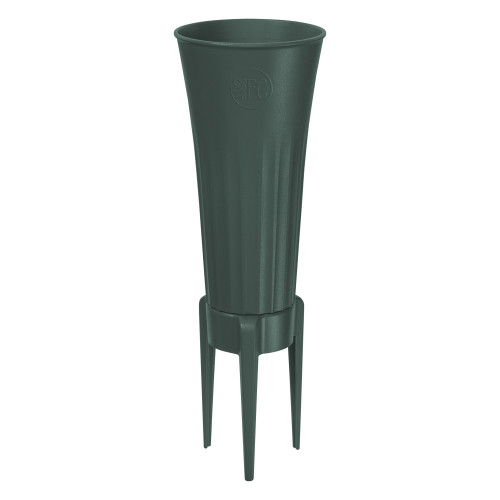 FloraCraft Tribute Plastic Cemetery Vase -4.1"X8.6" With Removable Spike - 5A002JTQ-1GLC6