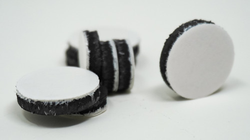 6 Pack - ProMag Round Magnets W/Foam Adhesive-(4) .5" & (4) .75" - 12558