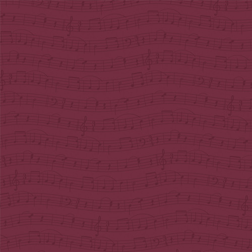 25 Pack Music Notes Double-Sided Cardstock 12"X12"-Staccato 5A002K13-1GLKD