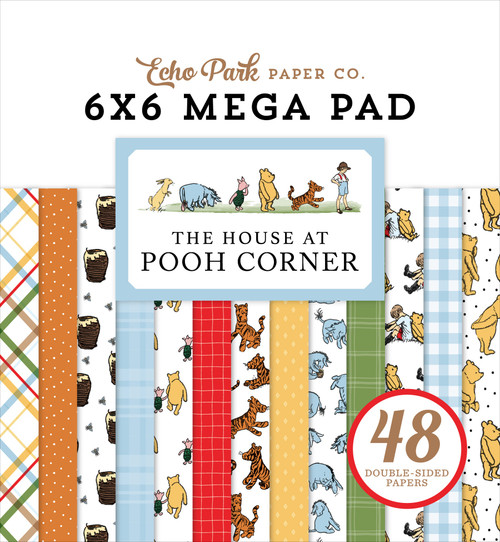 Echo Park Double-Sided Cardmakers Mega Paper Pad 6"X6"-The House At Pooh Corner - 5A002JQY-1GL7X - 810179813833 Echo Park Double-Sided Cardmakers Mega Paper Pad 6"X6"-The House At Pooh Corner - 5A002JQY-1GL7X - 810179813833