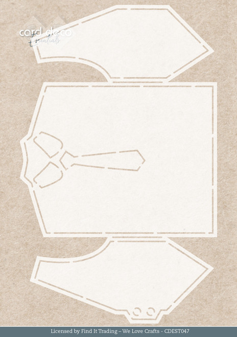Find It Trading Card Deco Essentials Stencil-We Are Men Suit A5 - 5A002JVM-1GLCP - 8718715144323