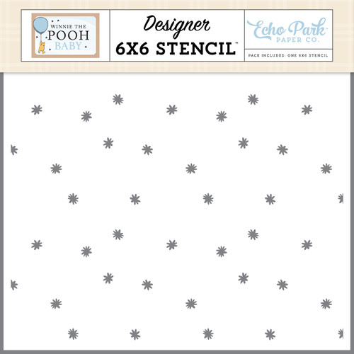 3 Pack - Winnie The Pooh Baby Stencil 6"X6"-Little One Flowers - 5A002JS5-1GL9M - 810179810108 3 Pack - Winnie The Pooh Baby Stencil 6"X6"-Little One Flowers - 5A002JS5-1GL9M - 810179810108