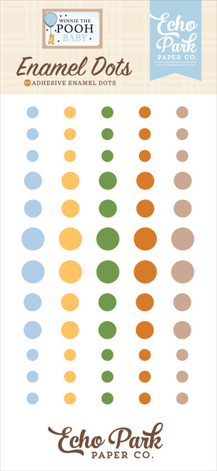 Echo Park Adhesive Enamel Dots-Winnie The Pooh Baby - 5A002JRZ-1GL9Z - 810179811945