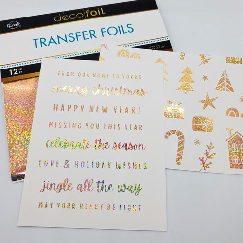 3 Pack - Deco Foil Transfer Sheets 6"X6" 12/Pkg-Sparkling Cider - 5A002JZM-1GLH0 3 Pack - Deco Foil Transfer Sheets 6"X6" 12/Pkg-Sparkling Cider - 5A002JZM-1GLH0