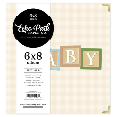 Winnie The Pooh Baby Album 6"X8"-Baby Blocks Yellow - 5A002JSL-1GL9J - 810179811976