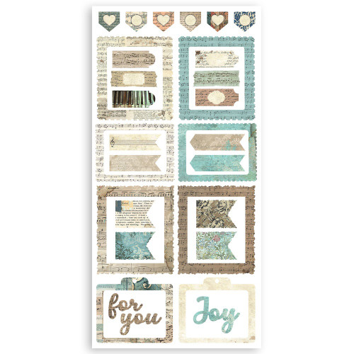 2 Pack - Stamperia Double-Sided Paper Cut-Outs 4/Pkg-Music - 5A002HH6-1GK2W