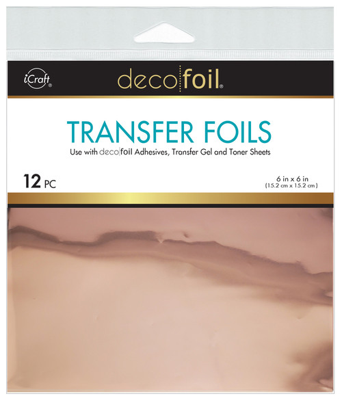 Deco Foil Transfer Sheets 6"X6" 12/Pkg-Cider - 5A002JZH-1GLH1 - 000943056997