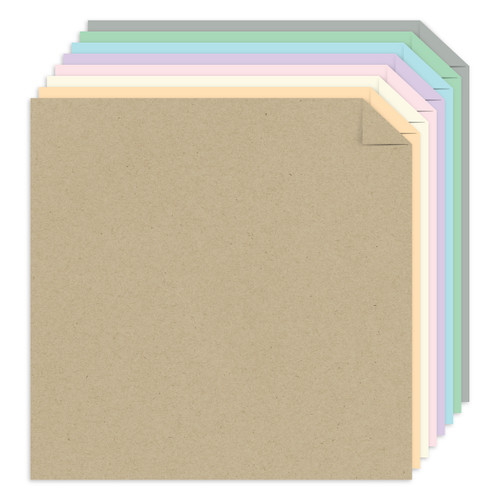 Neenah Astrodesigns 65lb Cardstock Pack 12"X12" 80/Pkg -Breezy BOHO, 8 Colors/10 Each 5A002JYP-1GLHC