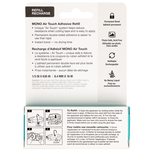 3 Pack - Mono Air Adhesvie Refill-1/Pkg - 5A002JKG-1GL2P 3 Pack - Mono Air Adhesvie Refill-1/Pkg - 5A002JKG-1GL2P