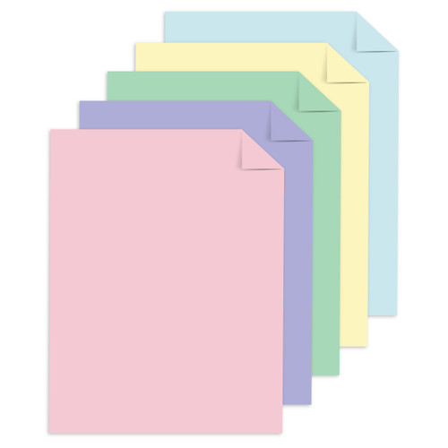 3 Pack - Neenah Astrodesigns Cardstock Pack 8.5"X11" 50/Pkg-Pastel Assortment, 5 Colors/10 Each - 5A002JYH-1GLH6