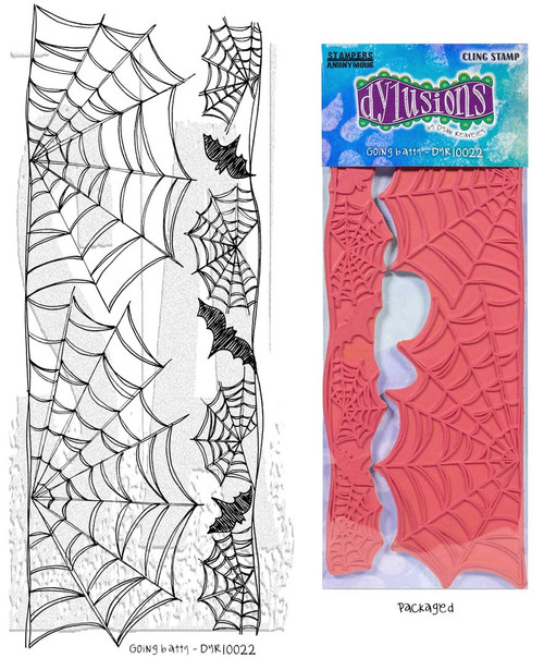 Dyan Reaveley's Dylusions Cling Stamp Collections-Going Batty - 5A002B0Q-1GL4L - 732388251933