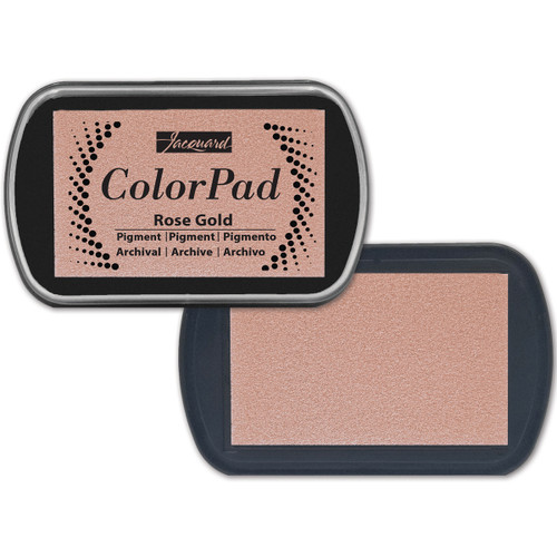 Jaquard Pigment Ink Metallic Color Pad-Rose Gold - 5A002HFH-1GLMF