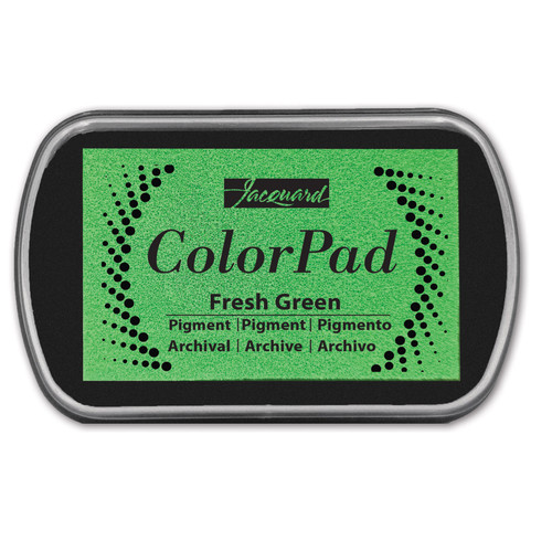 Jaquard Pigment Ink Color Pad-Fresh Green - 5A002HFB-1GLLJ - 743772000495 Jaquard Pigment Ink Color Pad-Fresh Green - 5A002HFB-1GLLJ - 743772000495