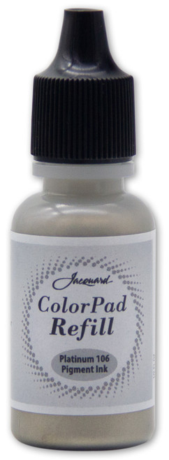 Jaquard Pigment Ink Metallic Color Pad-Platinum - 5A002HFH-1GLKZ - 743772000983