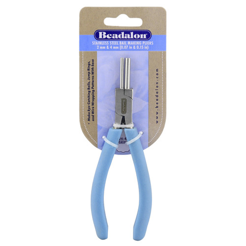Beadalon Bail Making Pliers Small 2mm/4mm-Pacific Blue - 5A002JLL-1GL3V - 035926166240