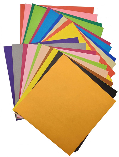 Origami Paper 5.875"X5.875" 36 Sheets-Assorted Double Sided Colors - WM-100