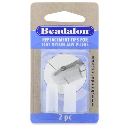 3 Pack - Beadalon Replacement Tip Nylon Jaw Pliers-Flat - 5A002JLP-1GL3S - 035926166370