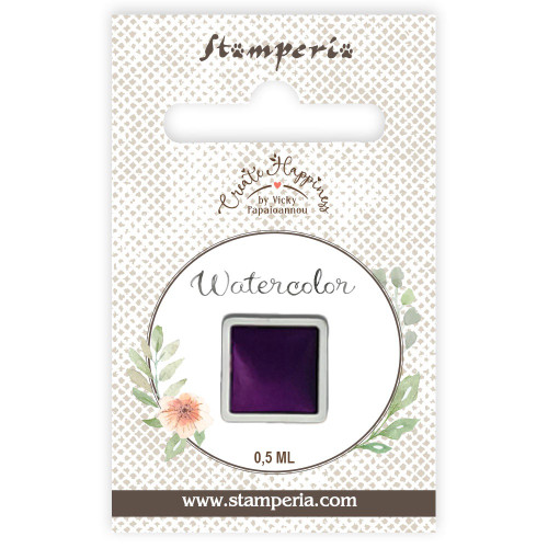 Stamperia Create Happiness Watercolor Refill 0.5ml-Purple - 5A002JPM-1GL7K - 5993110040880