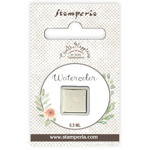 3 Pack - Stamperia Create Happiness Watercolor Refill 0.5ml-White - 5A002JQ0-1GL5Q - 5993110040903
