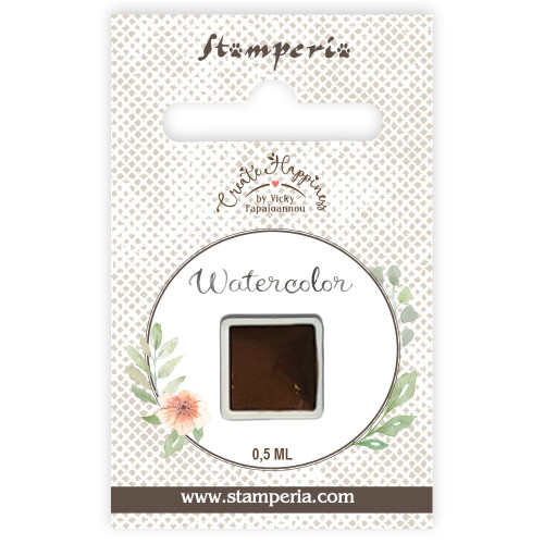 3 Pack - Stamperia Create Happiness Watercolor Refill 0.5ml-Brown - 5A002JPQ-1GL7H - 5993110040897