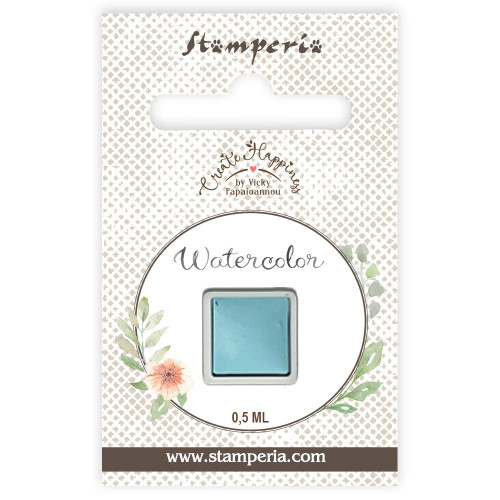 3 Pack - Stamperia Create Happiness Watercolor Refill 0.5ml-Light Blue - 5A002JP4-1GL6V - 5993110040859