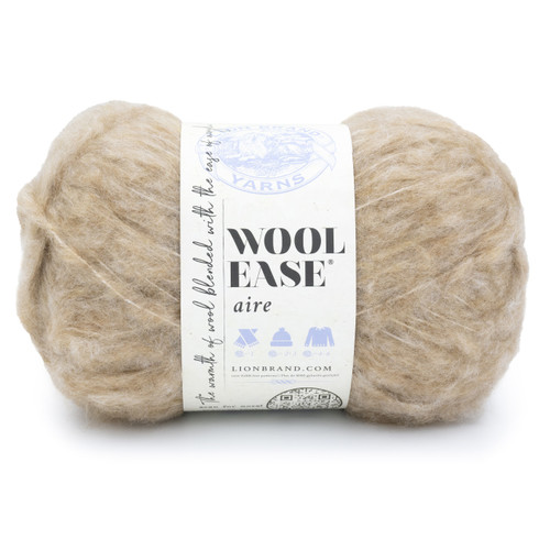 3 Pack - Lion Brand Wool-Ease Aire Yarn-Sand - 5A002G81-1GHNX - 023032140858