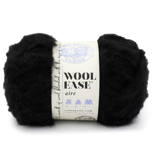 3 Pack - Lion Brand Wool-Ease Aire Yarn-Onyx - 5A002G81-1GHP2 - 023032140735