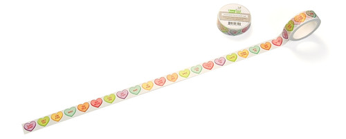 3 Pack - Lawn Fawn Fundamentals Washi Tape-Conversation Hearts Washi Tape - 5A002JWM-1GLDJ
