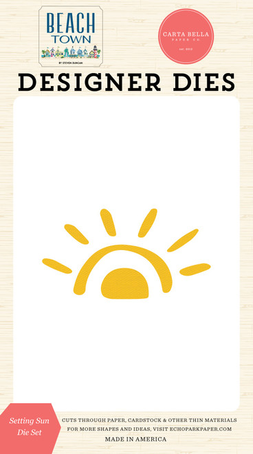 Beach Town Die Set-Setting Sun - 5A002L61-1GMK2 - 810179816612