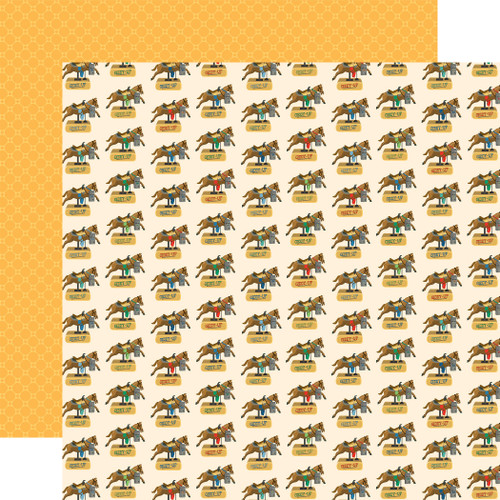 25 Pack Mercantile Double-Sided Cardstock 12"X12"-Giddy Up Horse 5A002KXH-1GM8D - 810179815127