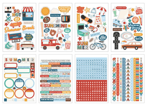 Echo Park Sticker Book-Summer Break - 5A002LDV-1GMN4
