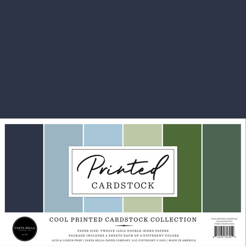 Carta Bella Collection Kit 12"X12"-Cool - 5A002LFK-1GMQG - 810179817459