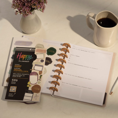 Happy Planner Classic Disc Bound Memory Keeping Journal-Reflect & Grow Goals 5A002JX8-1GLF8