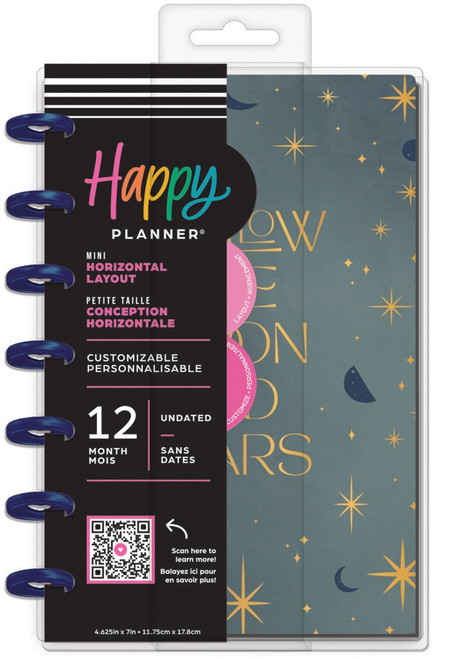 Happy Planner 12-Month Undated Mini Disc Bound Planner-Share Your Magic - 5A002JXM-1GLFG - 673807701724