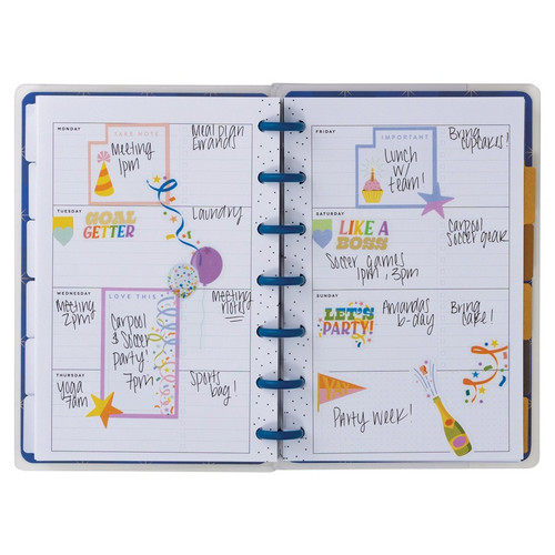 Happy Planner 12-Month Undated Mini Disc Bound Planner-Share Your Magic - 5A002JXM-1GLFG Happy Planner 12-Month Undated Mini Disc Bound Planner-Share Your Magic - 5A002JXM-1GLFG