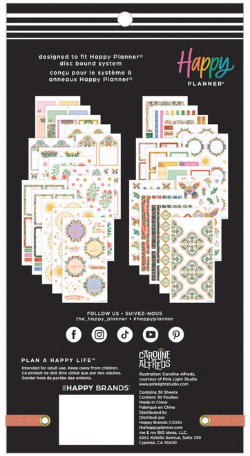 Happy Planner Big Sticker Value Pack 30/Pkg-Golden Meadow - 5A002JXC-1GLFH Happy Planner Big Sticker Value Pack 30/Pkg-Golden Meadow - 5A002JXC-1GLFH