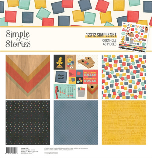 Simple Stories Collection Kit 12"X12"-Cornhole - 5A002KC7-1GLV5 - 810150776966