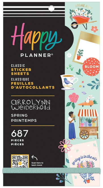 Happy Planner Classic Sticker Value Pack 30/Pkg-Spring - 5A002JWV-1GLFM - 673807701878