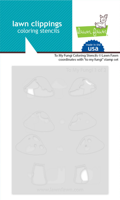Lawn Clippings Coloring Stencils-To My Fungi - 5A002JVX-1GLF0 - 783385673495