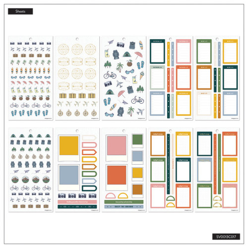 Happy Planner Classic Sticker Value Pack 30/Pkg-See The World - 5A002JXG-1GLF1 Happy Planner Classic Sticker Value Pack 30/Pkg-See The World - 5A002JXG-1GLF1