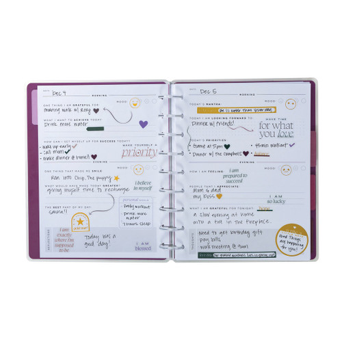 Happy Planner Classic Disc Bound Memory Keeping Journal-Reflect & Grow Gratitude - 5A002JXR-1GLFS