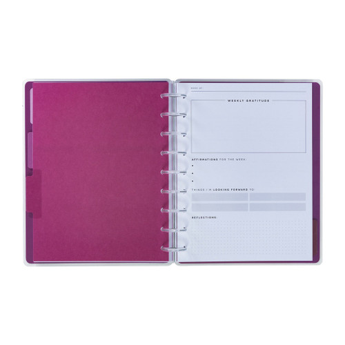 Happy Planner Classic Disc Bound Memory Keeping Journal-Reflect & Grow Gratitude - 5A002JXR-1GLFS Happy Planner Classic Disc Bound Memory Keeping Journal-Reflect & Grow Gratitude - 5A002JXR-1GLFS