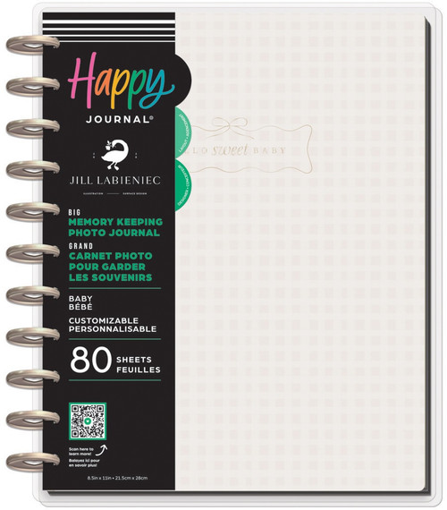 Happy Planner Big Disc Bound Memory Keeping Journal-Pure Joy Baby - 5A002JXY-1GLFW - 673807705760