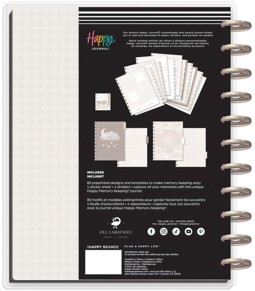 Happy Planner Big Disc Bound Memory Keeping Journal-Pure Joy Baby - 5A002JXY-1GLFW Happy Planner Big Disc Bound Memory Keeping Journal-Pure Joy Baby - 5A002JXY-1GLFW