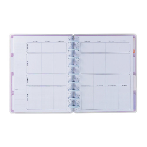 Happy Planner 12-Month Undated Classic Disc Bound Planner-Radiant Soul Wellness - 5A002JWX-1GLFX