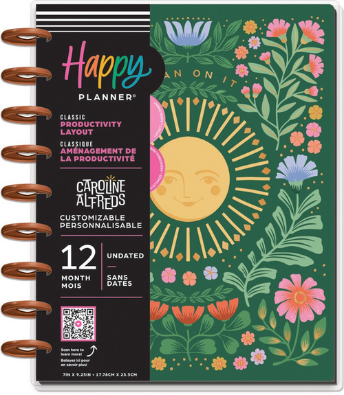 Happy Planner 12-Month Undated Classic Disc Bound Planner-Golden Meadow - 5A002JWZ-1GLG2 - 673807701595