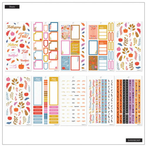 Happy Planner Classic Sticker Value Pack 30/Pkg-Autumn - 5A002JX2-1GLG9 Happy Planner Classic Sticker Value Pack 30/Pkg-Autumn - 5A002JX2-1GLG9