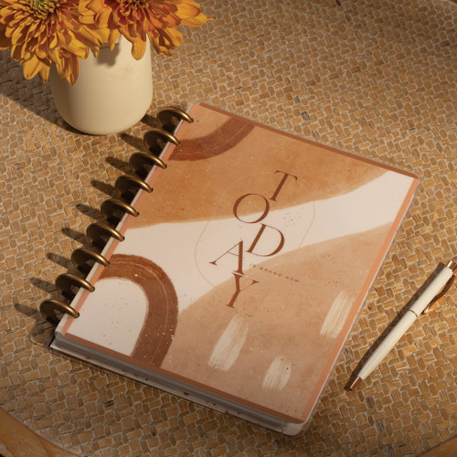 Happy Planner 12-Month Undated Classic Disc Bound Planner-Sand & Stone - 5A002JXL-1GLGD Happy Planner 12-Month Undated Classic Disc Bound Planner-Sand & Stone - 5A002JXL-1GLGD